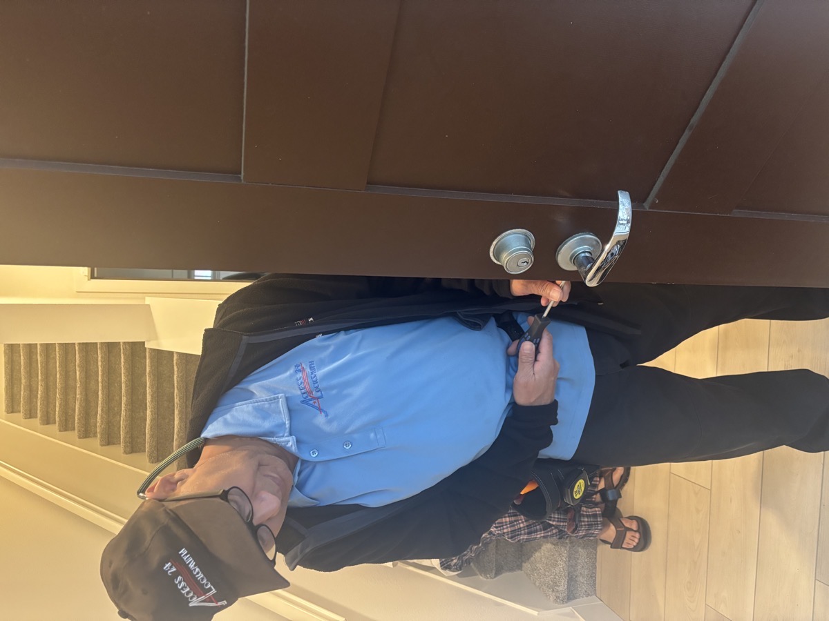 Smart lock installation by Access 24 Locksmith Fremont CA